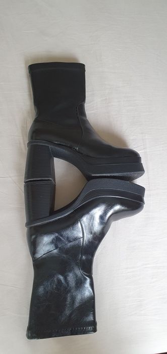 Cizme damă din piele ecologică