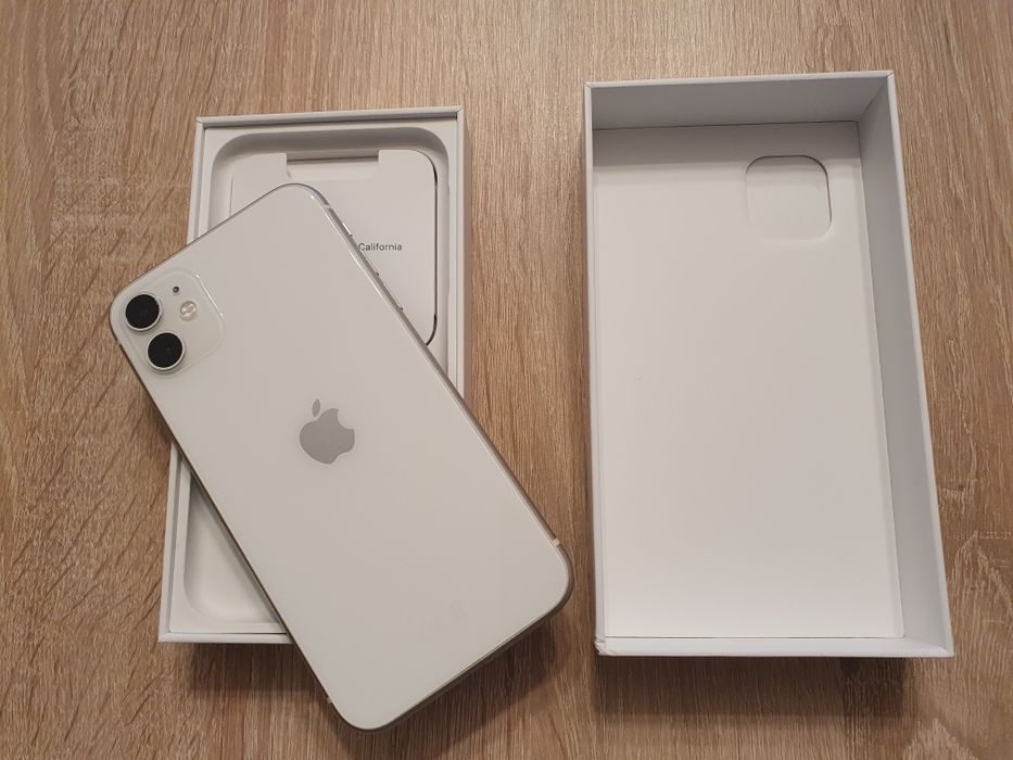 Iphone 11 Original, White, 128gb, stare impecabilă, vine  însoțit de factura de achiziție
