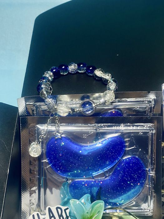 Set cadou de Crăciun- albastru