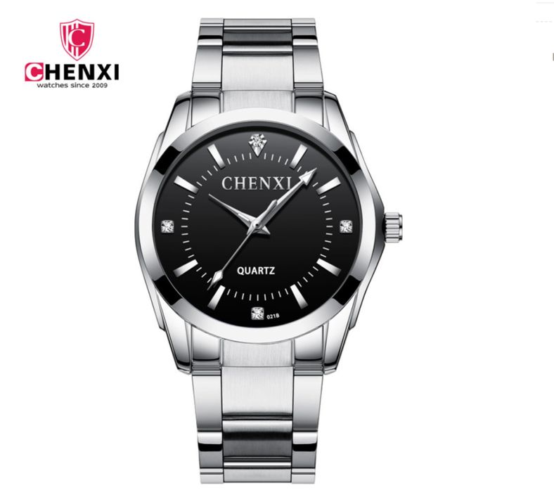 Оригинален Дамски ръчен часовник с кварцов механизъм и метална каишка