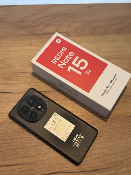 Redmi Note 15 5G 256Gb Black/Baterie100%/Garantie 12 luni @atsgsm.ro