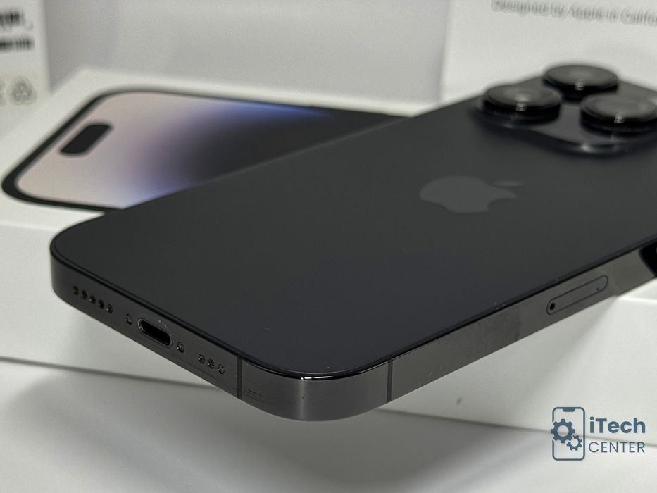 iPhone 14 Pro, 1TB, Black, 100% батерия, КАТО НОВ, 1г. ГАРАНЦИЯ!