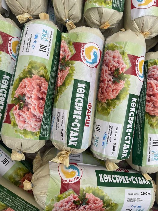 Рыба. Балык. фарш судака в колбасках.