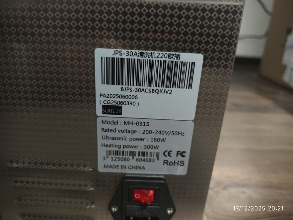 Aparat curatare ultrasunete Vevor 6L - Profesional - NOU