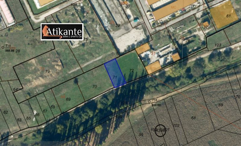 Продава се Парцел в Банкя - 576 кв.м за 42 €/кв.м - Снимка #2