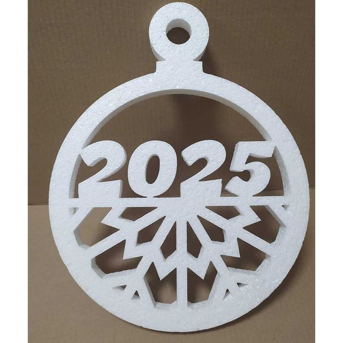 Елка из пенопласта, декор игрушки новогодние