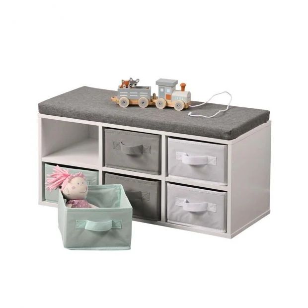 Детска пейка-органайзер за играчки