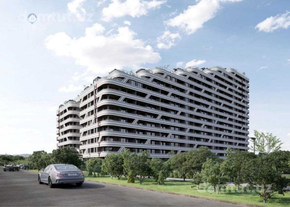 Ness Sity Новостройка Ор-р Сергели мост 2/10/16 Площадь 56 кв.м²+10 м2