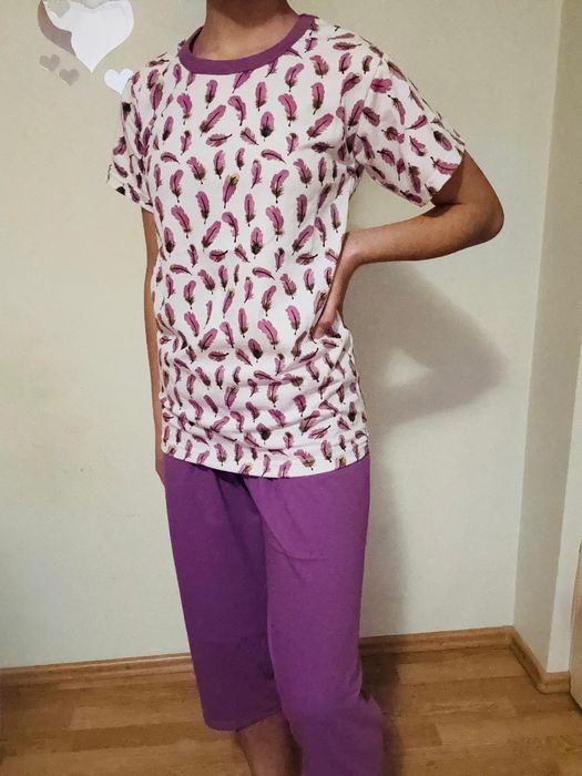 Pijama damă 100% bumbac. NOU.  Fabricat în România