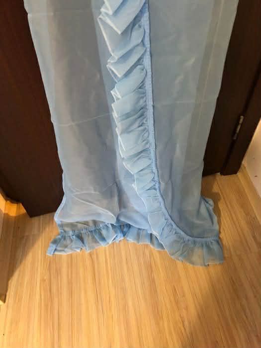 Пердета в нежно синьо -бр.