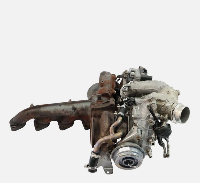 Ansamblu turbine bi-turbo BMW Seria 7 F01 LCi 740d 3.0 313 cai EURO 6 8508091 / 8508092 N57 313cp 230kw 640 535 335 740 X4 X3 X5 X6