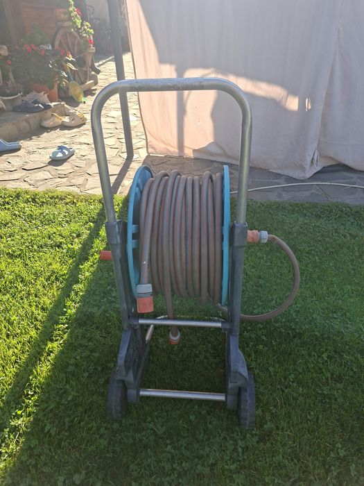 Carucior cu tambur si furtun 45 m Gardena