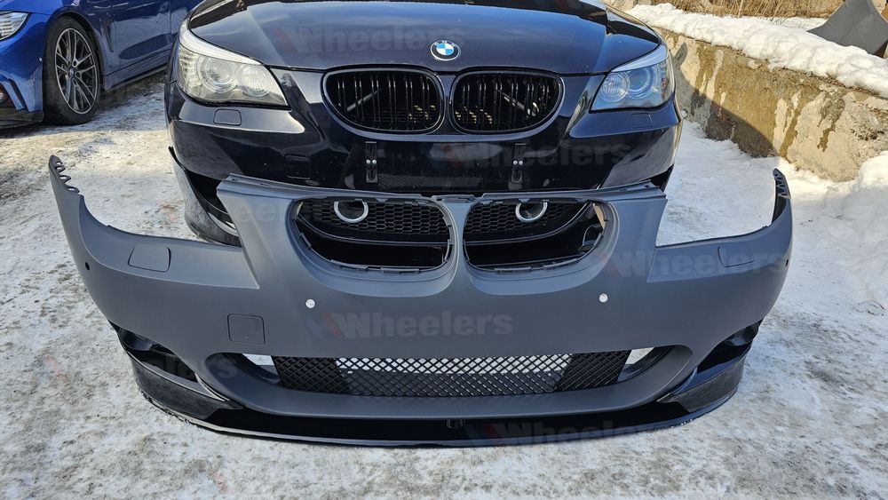 Сплиттер (губа) на передний бампер BMW E60 M M5