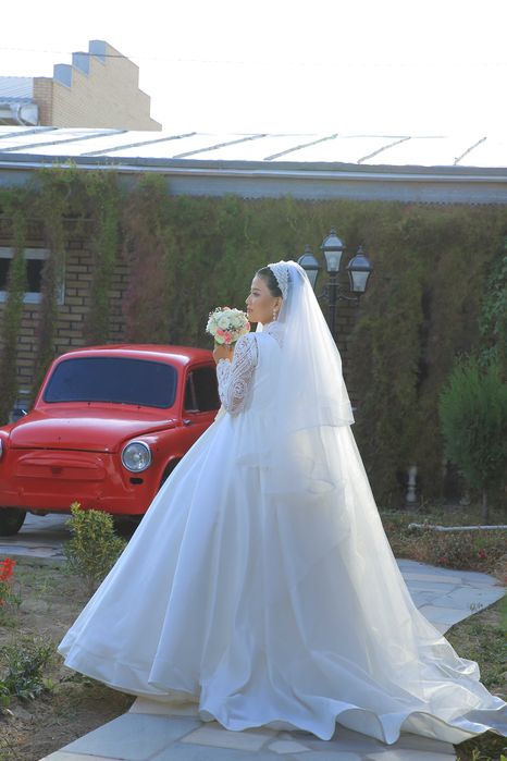 Свадебное платье, одето только 1раз