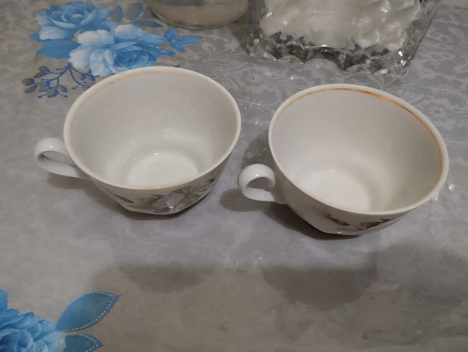 Фарфоровые чайные чашечки "Рига" времён СССР