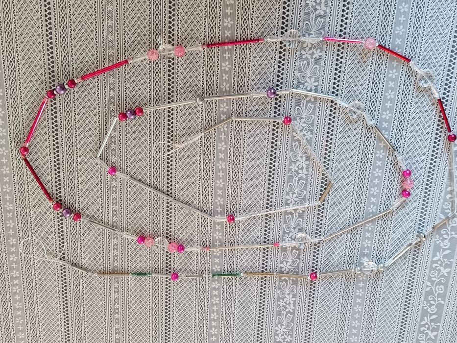 Ёлочные игрушки бусы 2,80м