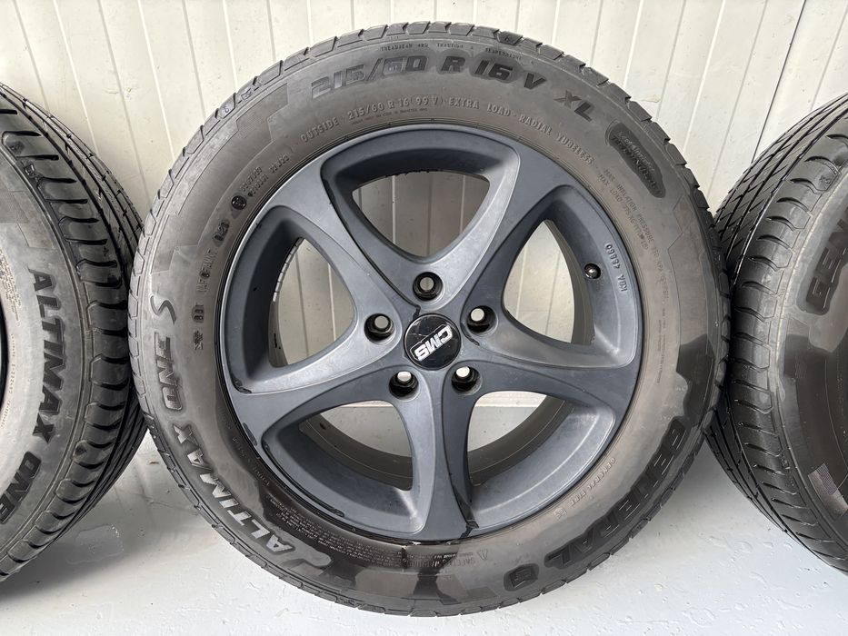 Лети Джанти Honda HR-V 16*5х114.3*64.1*7J*ET45* + Летни гуми 215/60/16