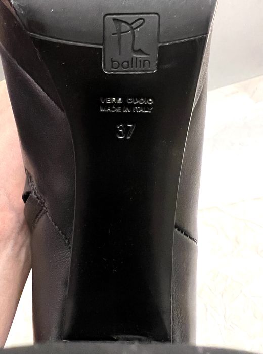 Женские итальянские брендовые ботфорты сапоги Ballin. Италия