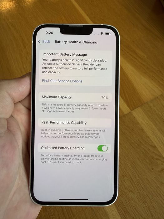Iphone 13 128 GB Starlight (Бял) , неразличим от нов