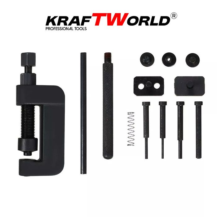 Професионален комплекр за занитване и разглобяване на мото и анг