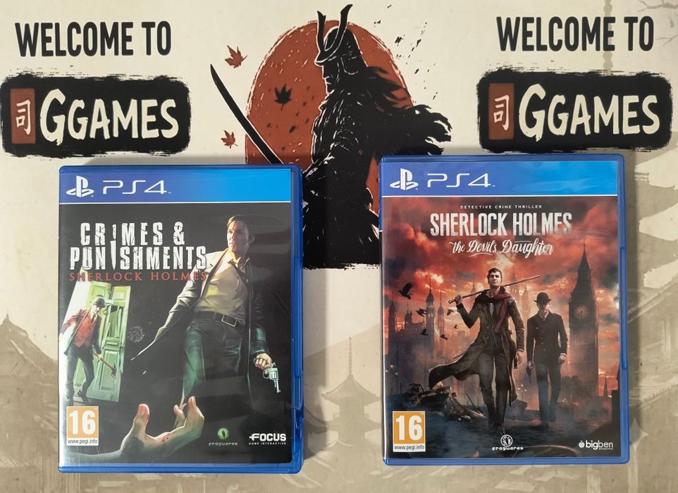 Sherlock Holmes Devils Daughter,Crime & Punishments PS4