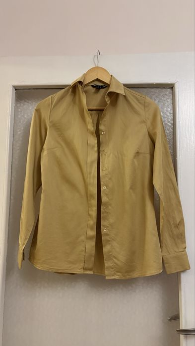 Дамска риза в цвят горчица Battibaleno