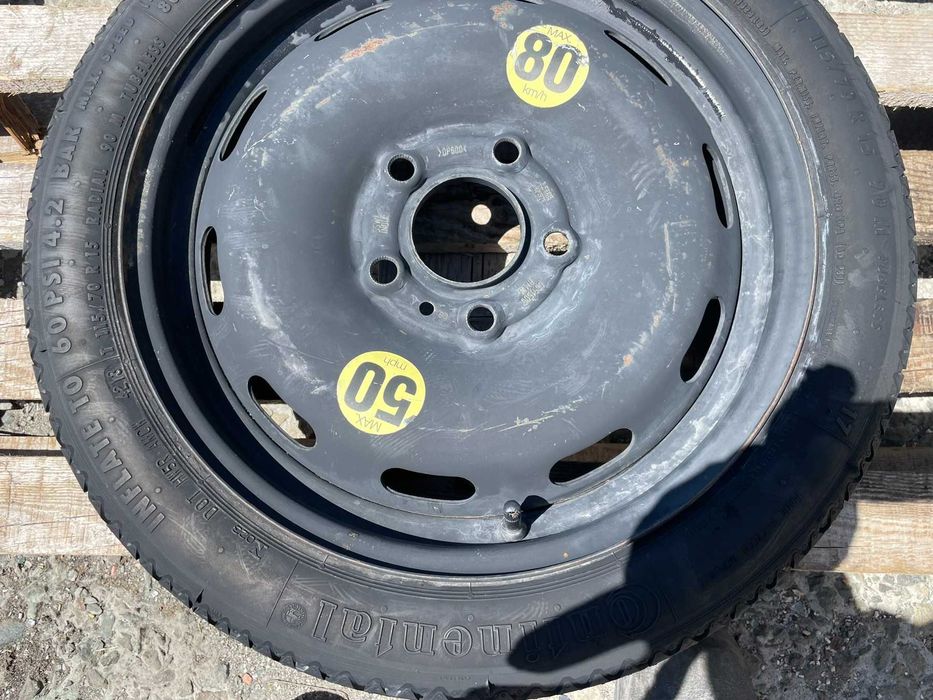 15 резервна джанта Патерица 5х112 MINI Cooper Continental 115/70/15