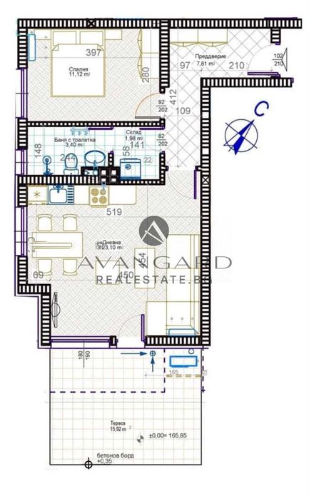 Продава се Двустаен апартамент в Пловдив, Христо Смирненски - 84 кв.м за 719 €/кв.м - Снимка #7