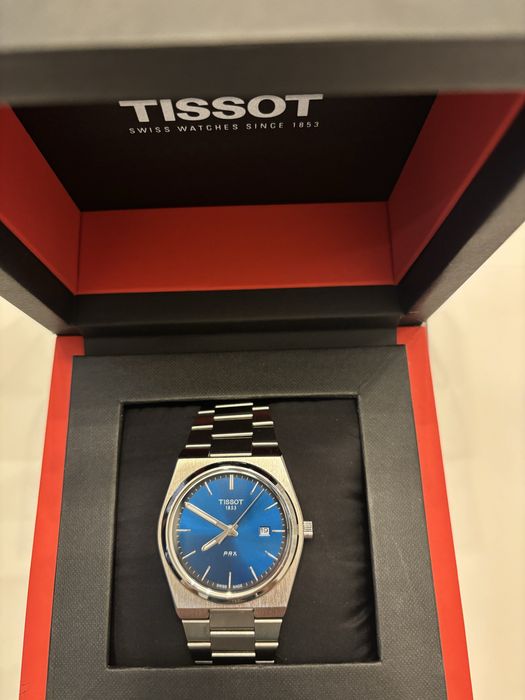 Tissot PRX 40mm син цвят