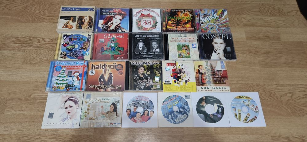 Cd-uri audio : compilatii dance, house, colinde, manele