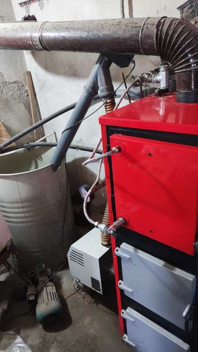 Пилетен котел с горелка Грейко