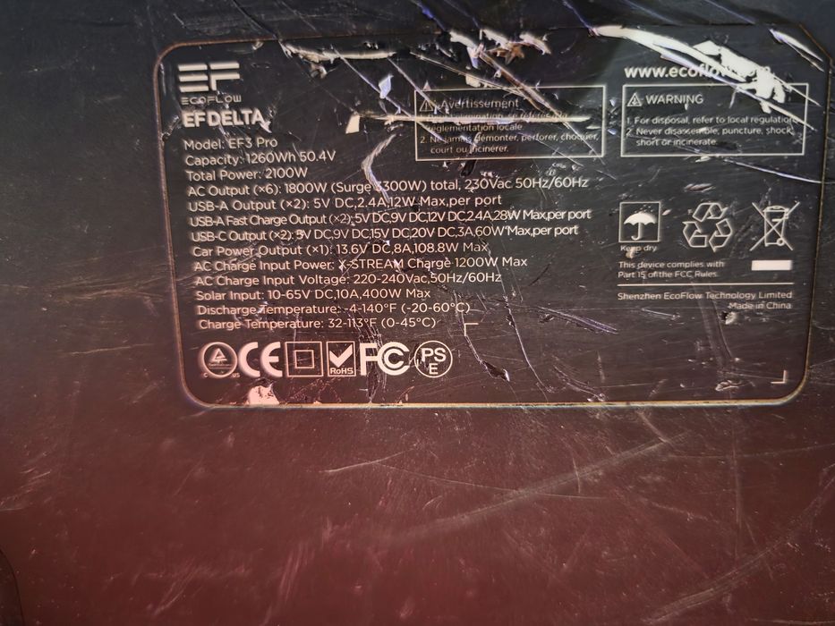 Power station Ecoflow Delta Pro