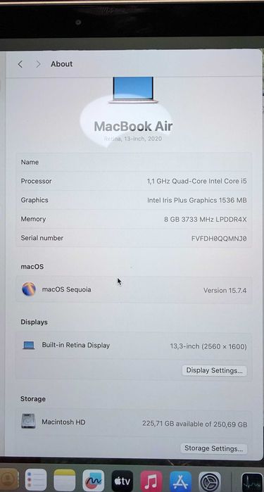 MacBook Air Retina 13", 2020, Rose Gold