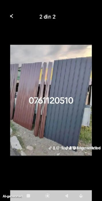 Tabla acopris și gard