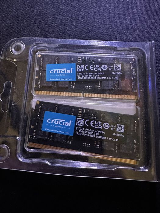 Ram 32 GB DDR5 4800-5600 Laptop