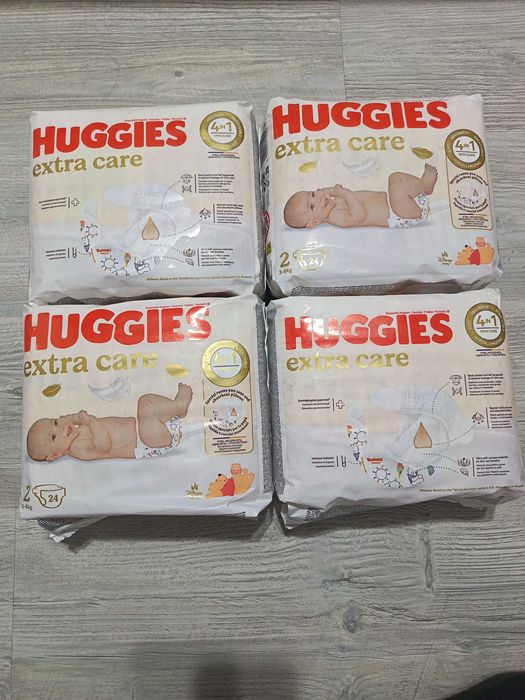 Scutece Huggies Extra Care 2 4 baxurii