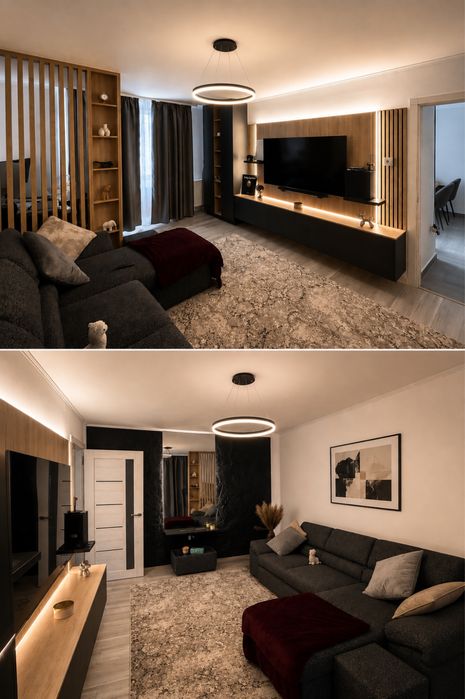 Apartament 2 camere + balcon , complet renovat si mobilat +loc de parcare in fata blocului - Cartier Armatei