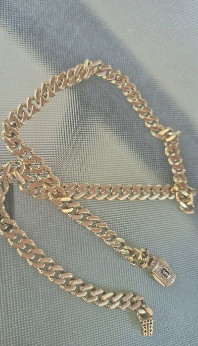 Bratara aur 14k si lant aur  14k  / 400 lei gr
