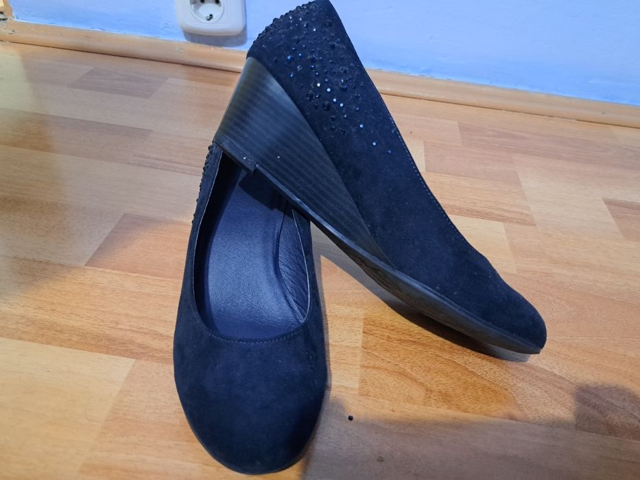 Pantofi damă albastru închis