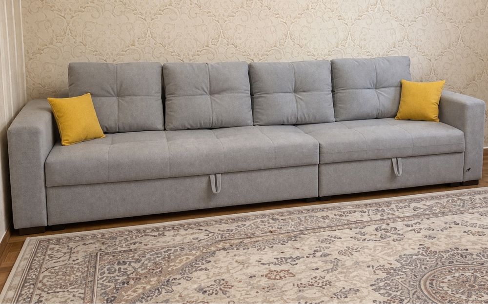 Продам диван серый