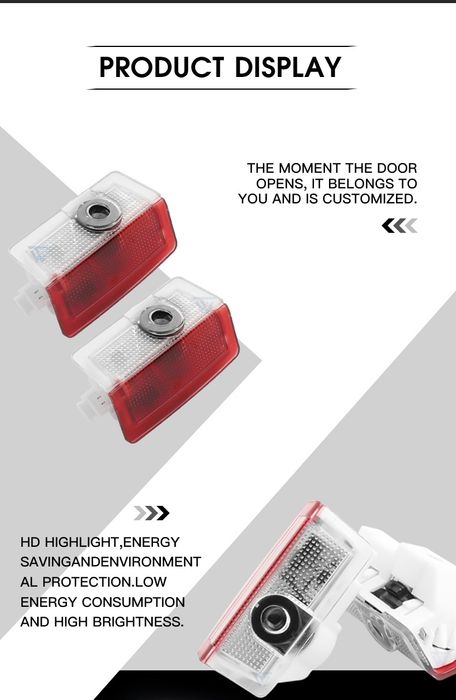 Set 2 Holograme usa Mercedes Benz Welcome light
