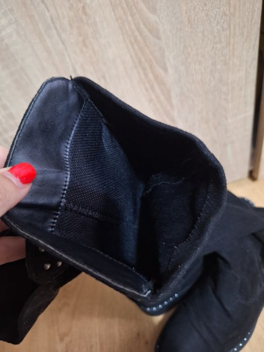 Cizme dama lungi din catifea mărimea 36