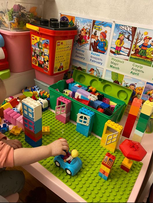 Пластины большие для Lego Duplo 3 шт