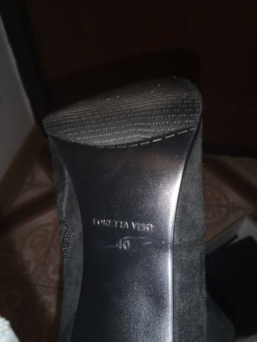 Замшевые сапоги Италия