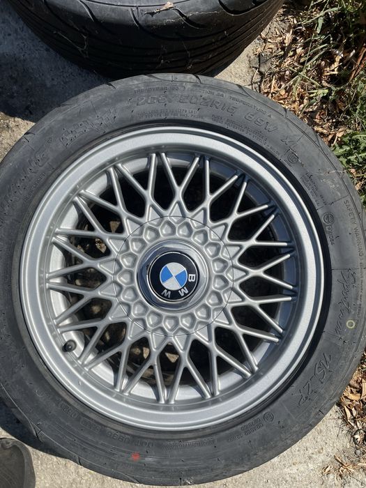 Jante+anvelope bbs style 5 4x100 r15 bmw e30