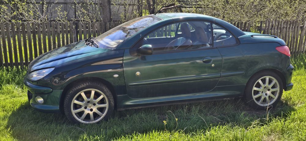 Peugeot 206 CC Cabrio verde Roland Garros