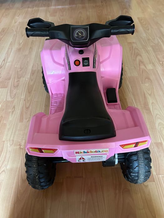 Mini ATV electric pentru copii, Roz