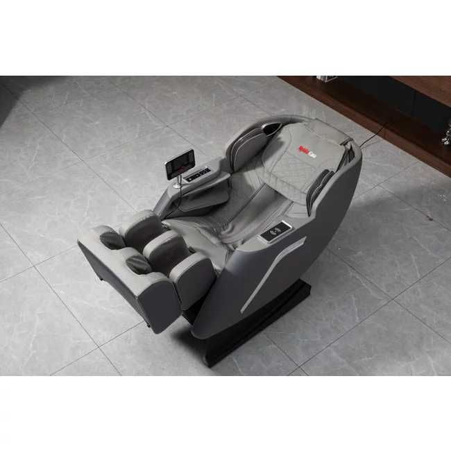Fotoliu masaj gri cu încălzire