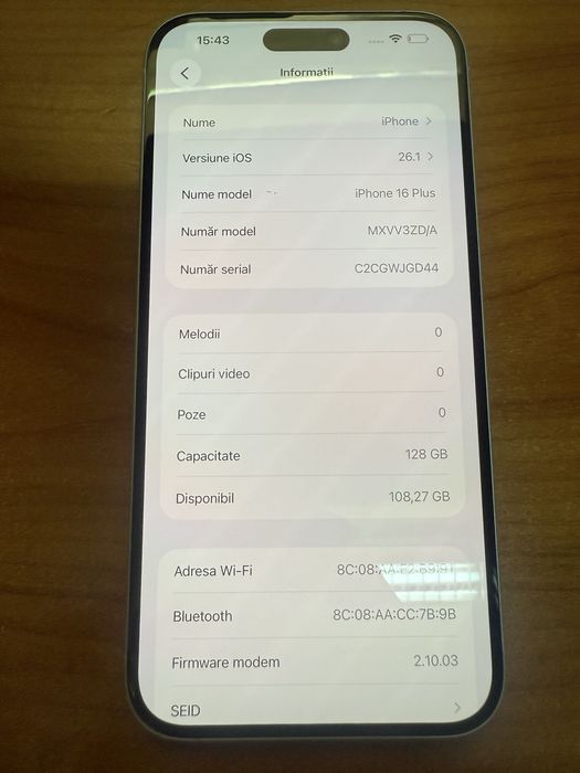Iphone 16 plus ca nou