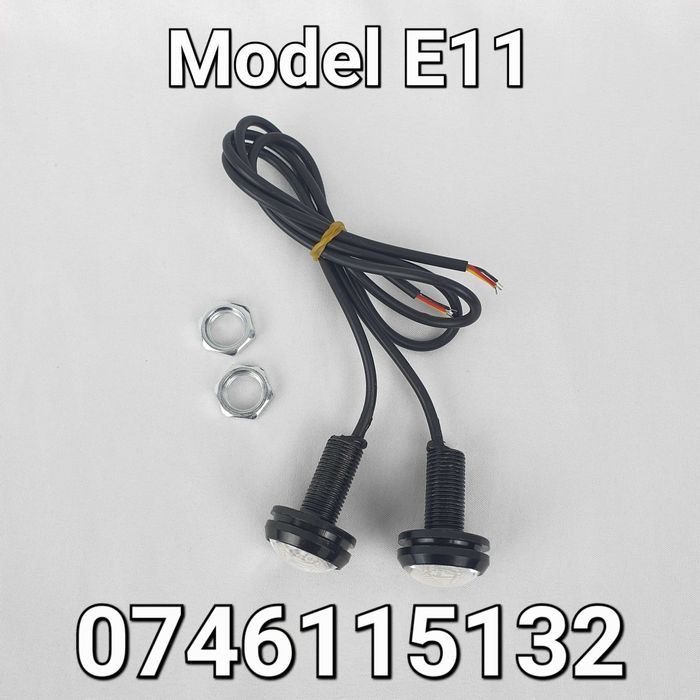 Mini Proiector LED-5W-Motocicleta-Moto-Atv-Pozitie-Semnalizare-Nou-E11